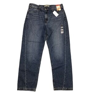 Levi's Women's Straight Leg Jeans in Dark Wash Blue NWOT